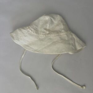 Briar Baby White Linen Kids Sun Hat